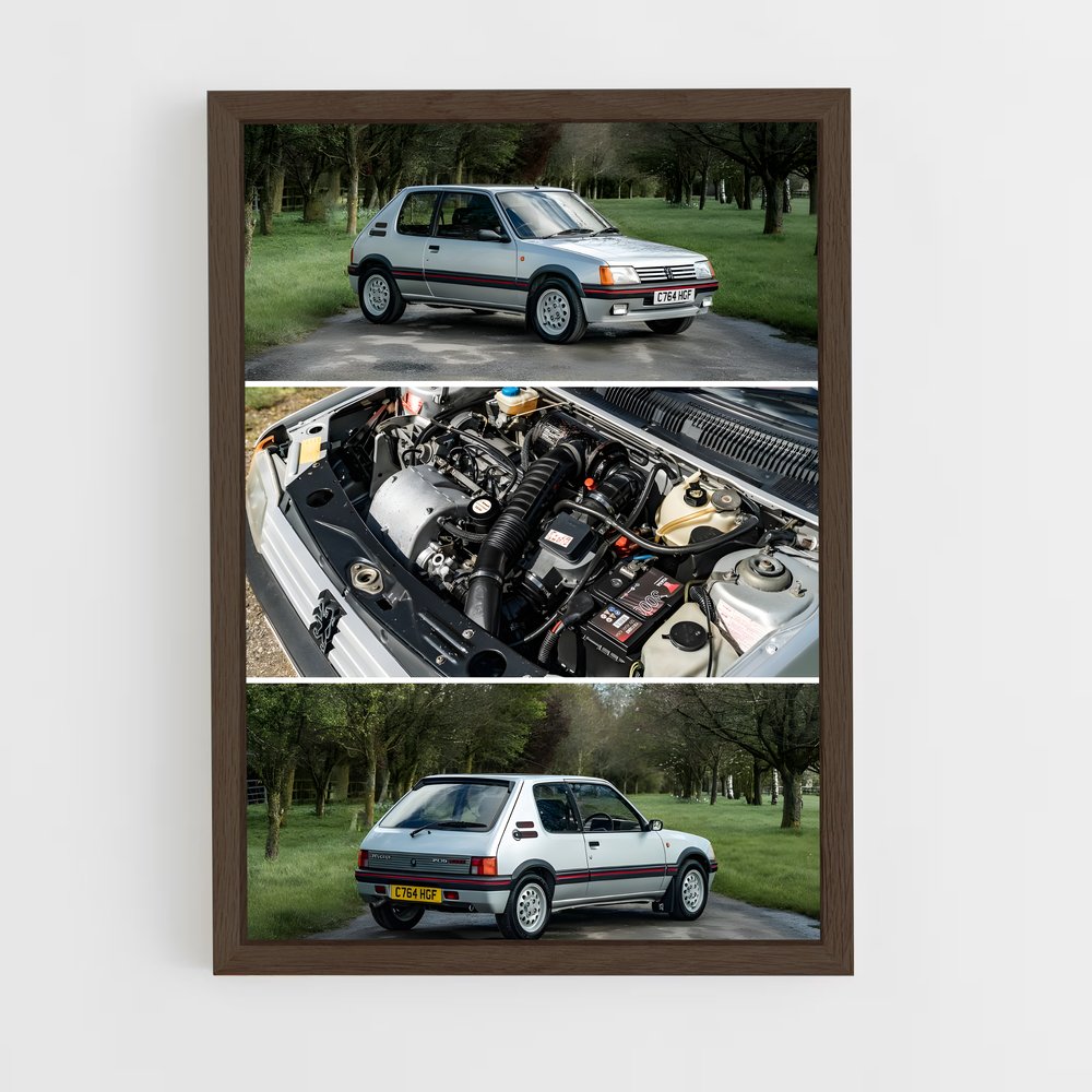 Poster Moteur de Passion – affiche Peugeot (vue 5)